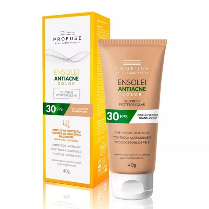 Antiacne Color Profuse Ensolei FPS30 40g - Drogaria Poupa Centro