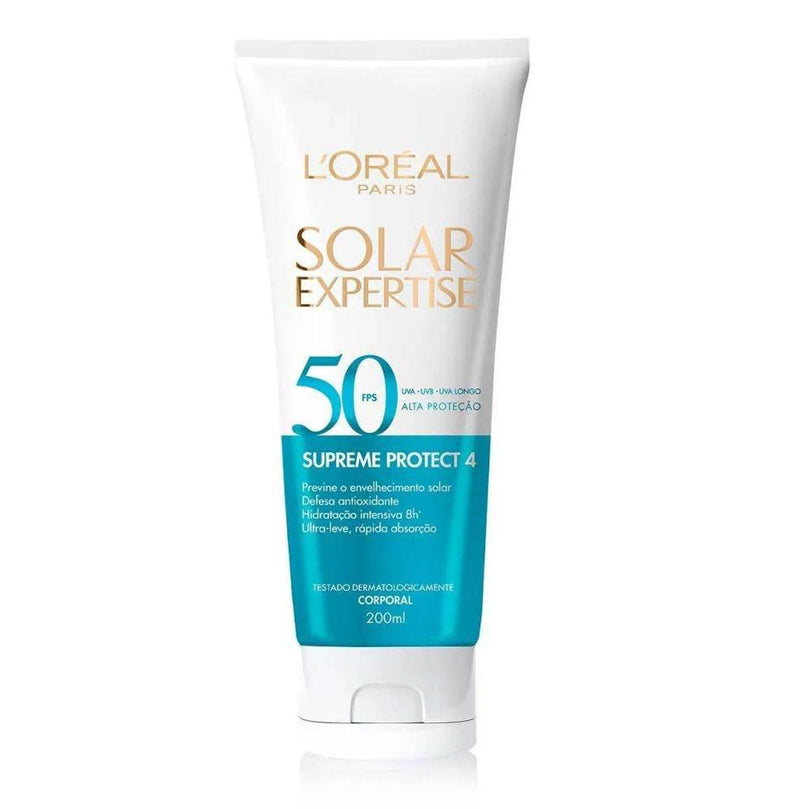 Protetor Solar Corporal L'Oreal Expertise Supreme FPS 50 Com 200ml - Drogaria Poupa Centro