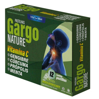 Pastilhas Gargo Nature - Menta Refrescante - 12 Pastilhas - Drogaria Poupa Centro