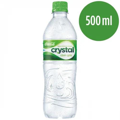 Agua Mineral 500Ml C/Gás Cristal - Drogaria Poupa Centro