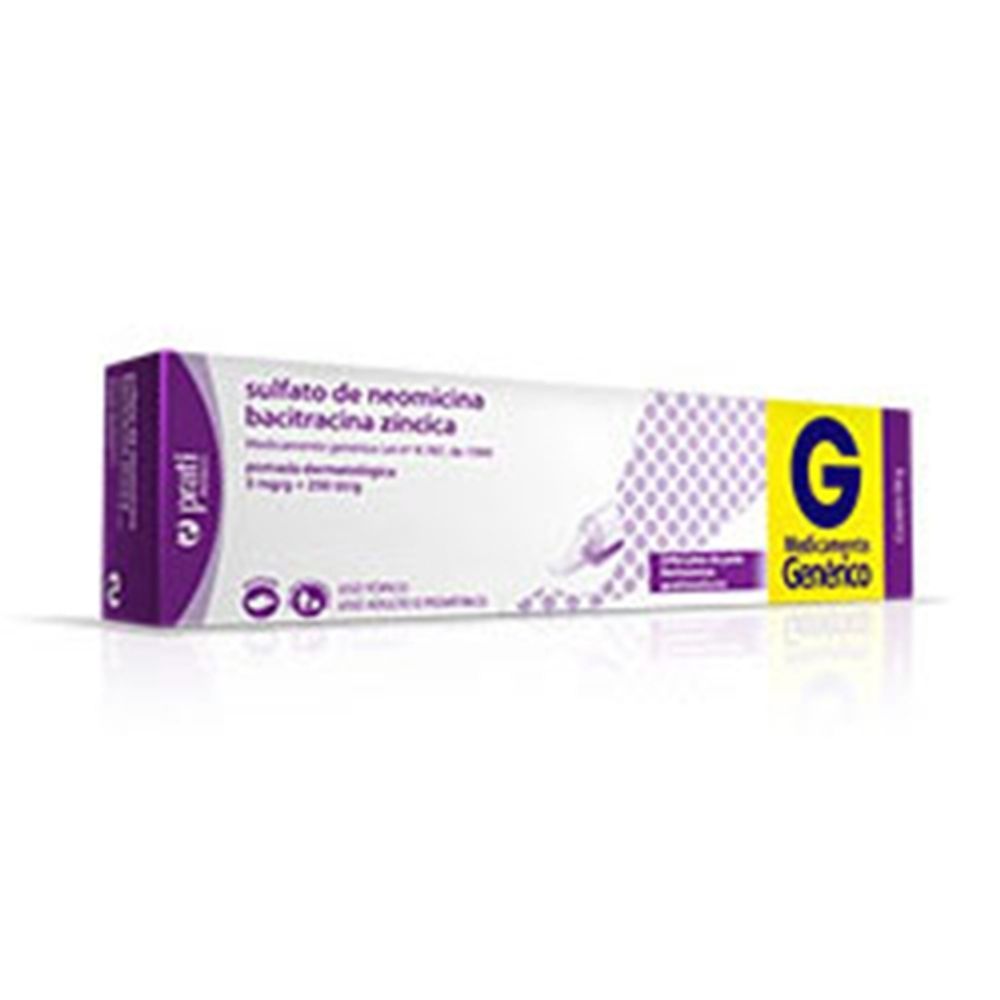 Pomada  Sulfato de Neomicina+Bacitracina - 50G