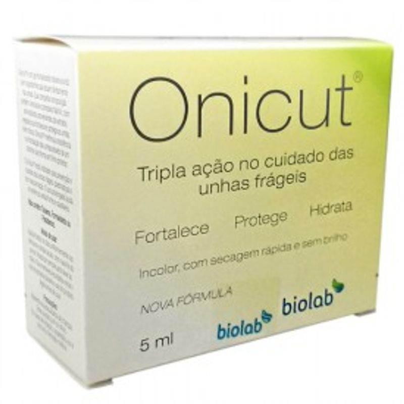Fortalecedor de Unhas Biolab Onicut Gel Com 5ml - Drogaria Poupa Centro