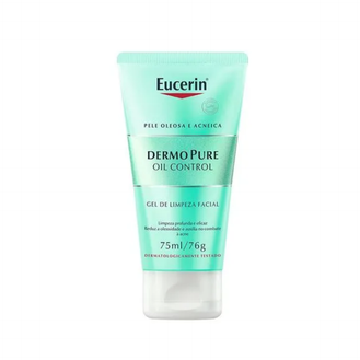 Gel de Limpeza Eucerin DermoPure Oil Control 75ml VALIDADE 31/07/2026