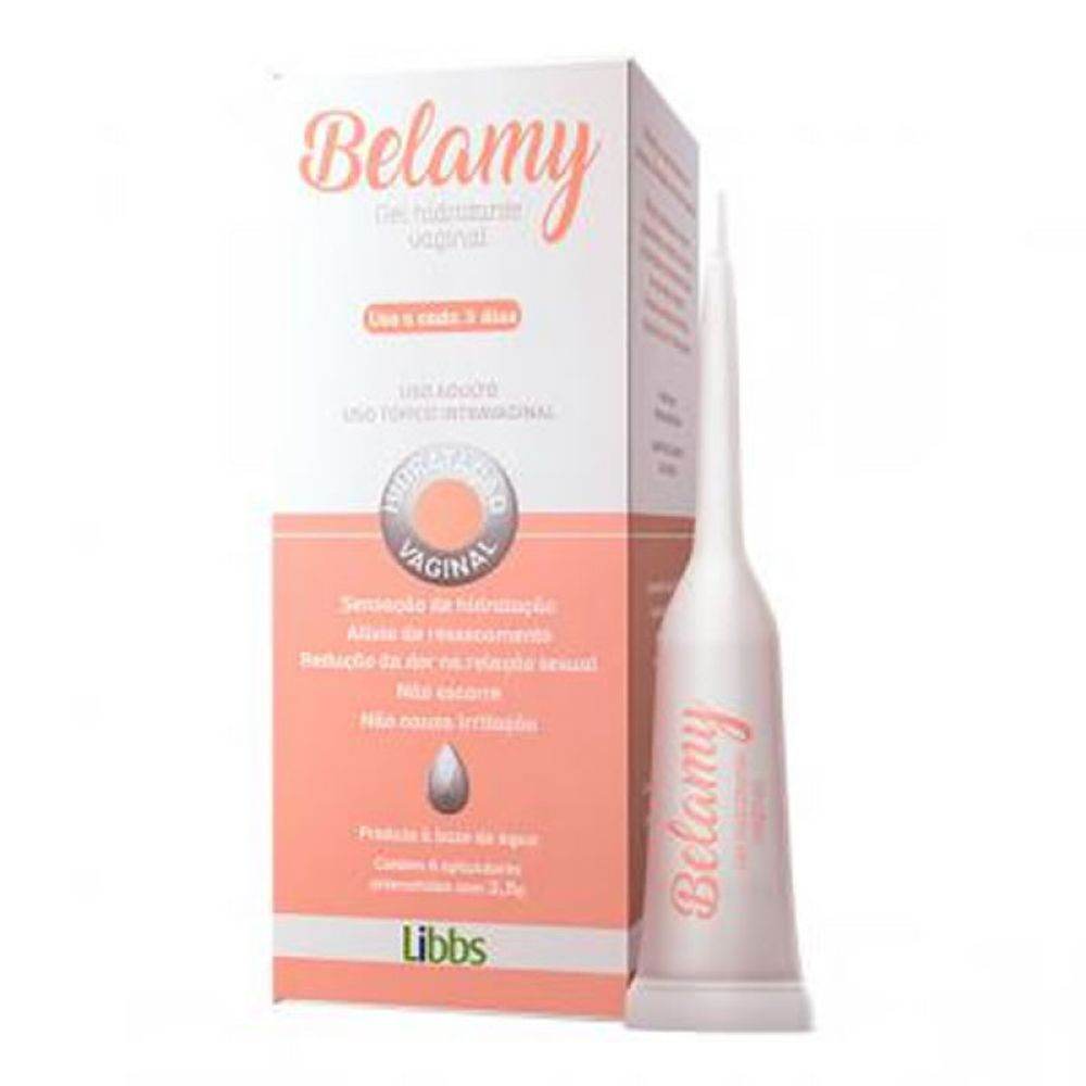 Belamy Gel Hidratante Vaginal com 20g + 8 aplicadores 2,5g cada - Drogaria Poupa Centro