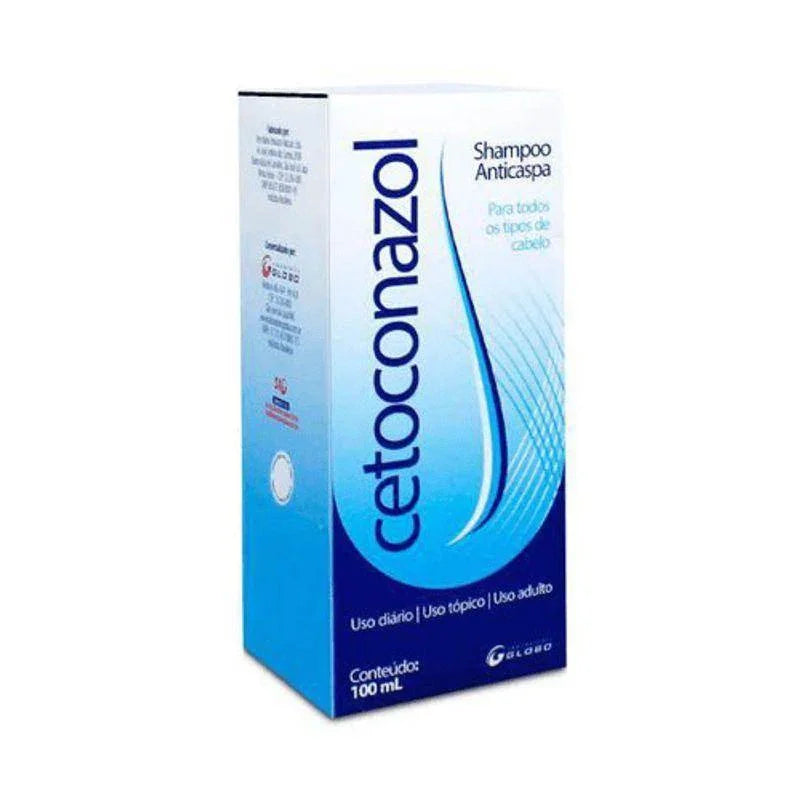 Shampoo anticaspa Cetoconazol 100Ml - Drogaria Poupa Centro
