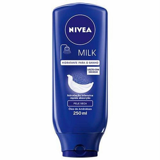 Hidratante Desodorante para Banho Nivea Milk Pele Seca 250mL - Drogaria Poupa Centro