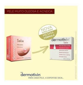 Sabonete Barra Dermotivin Salix Caixa 90g - Drogaria Poupa Centro