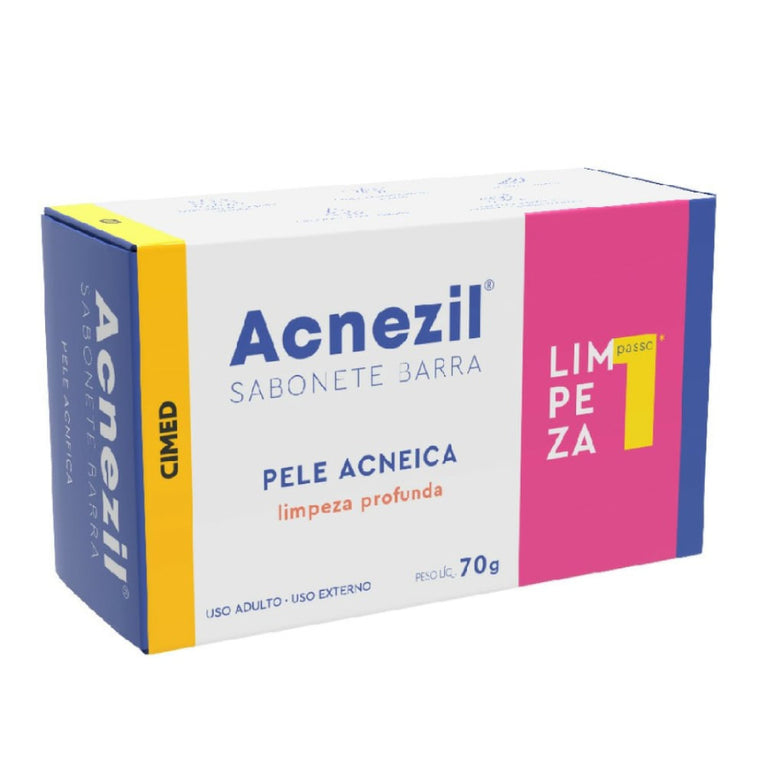 Sabonete Em Barra Acnezil Pele Acneica 70g