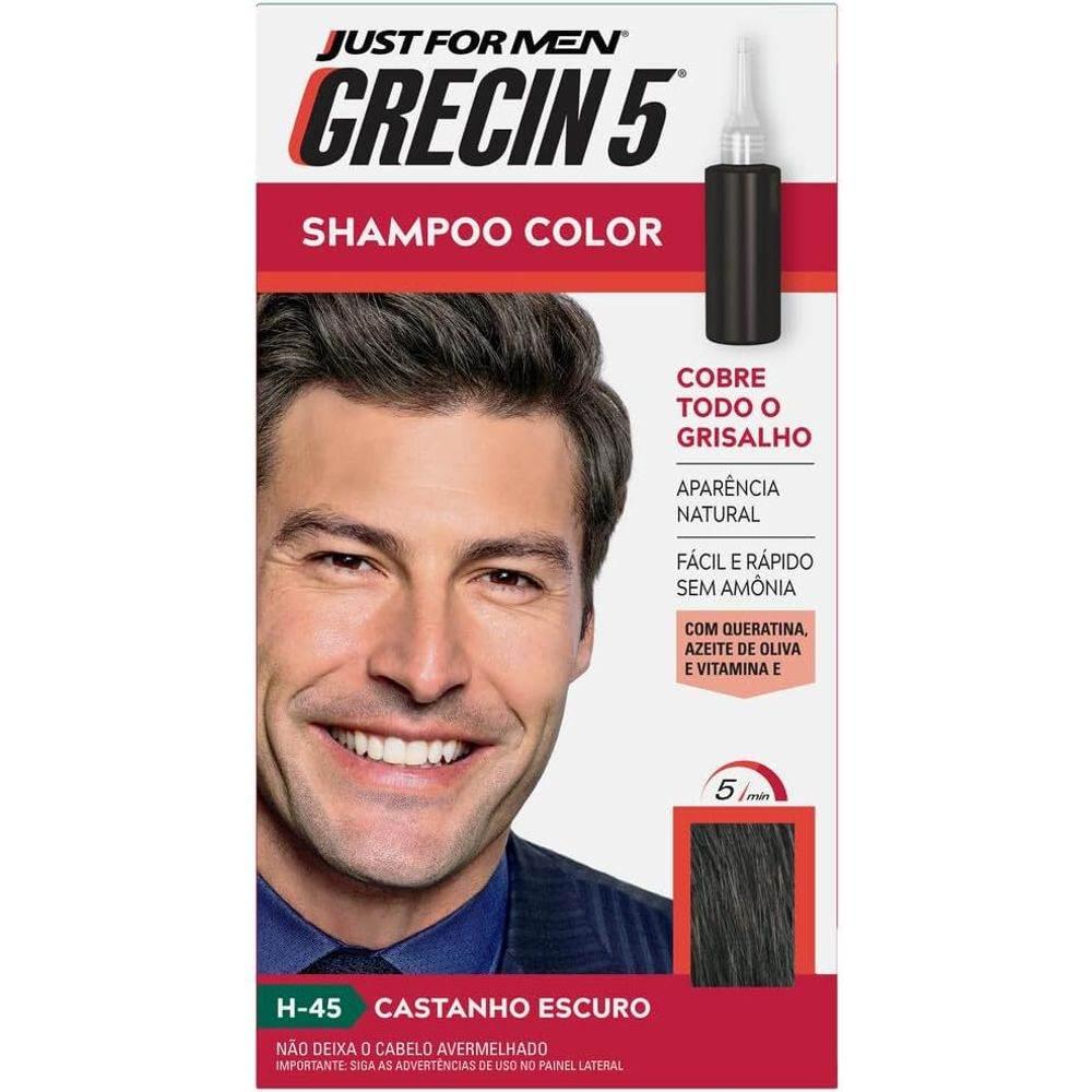 Tint Grecin 5 Shampoo Castanho Escuro - Drogaria Poupa Centro