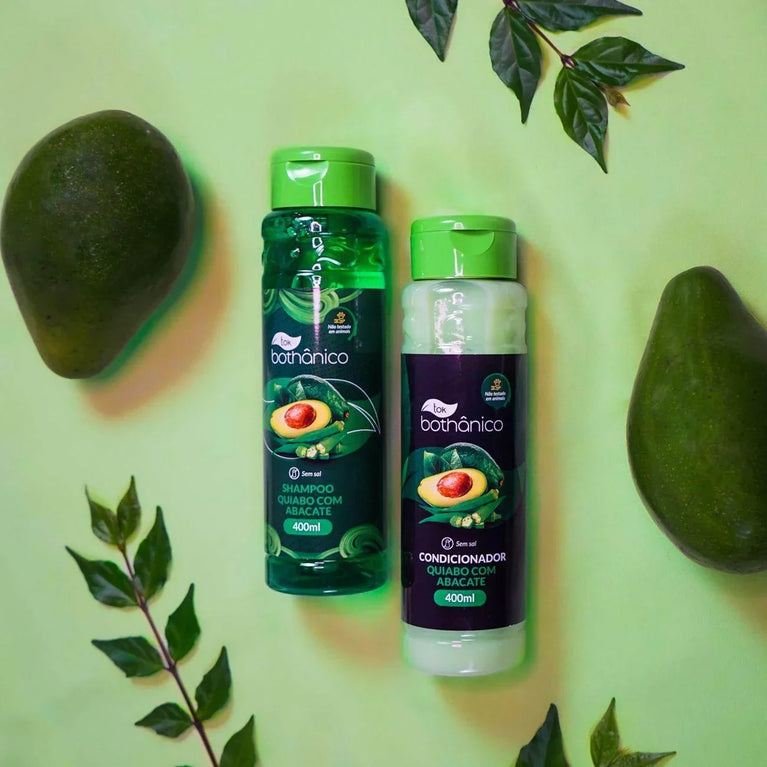 Shampoo Quiabo C/ Abacate 400Ml Tokbotanico - Drogaria Poupa Centro