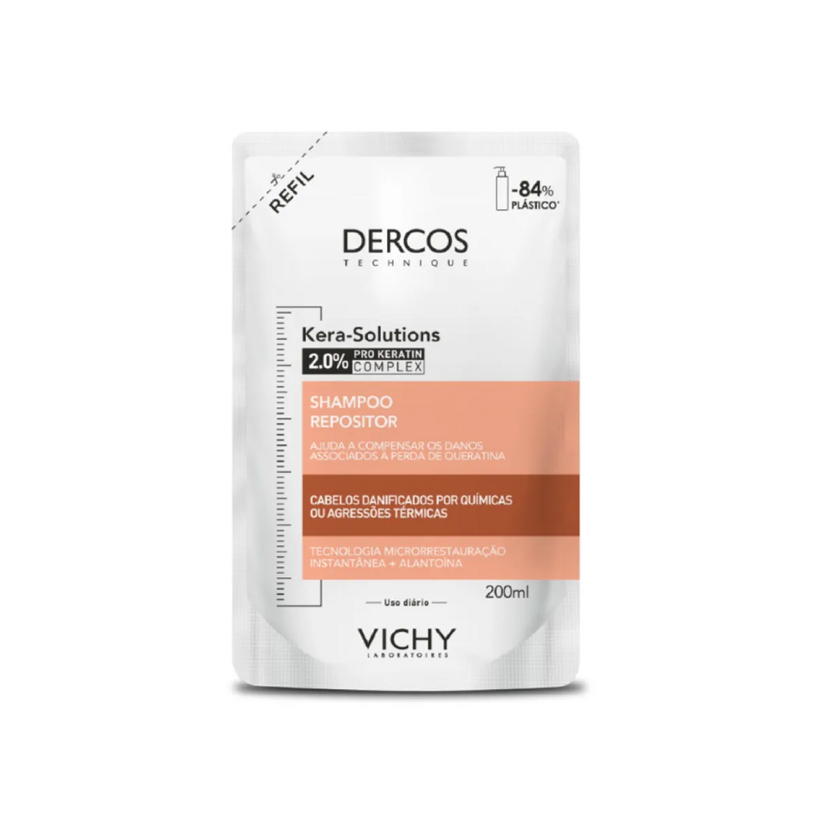 Vichy Dercos Technique Kera-Solutions Shampoo Refil 200ml