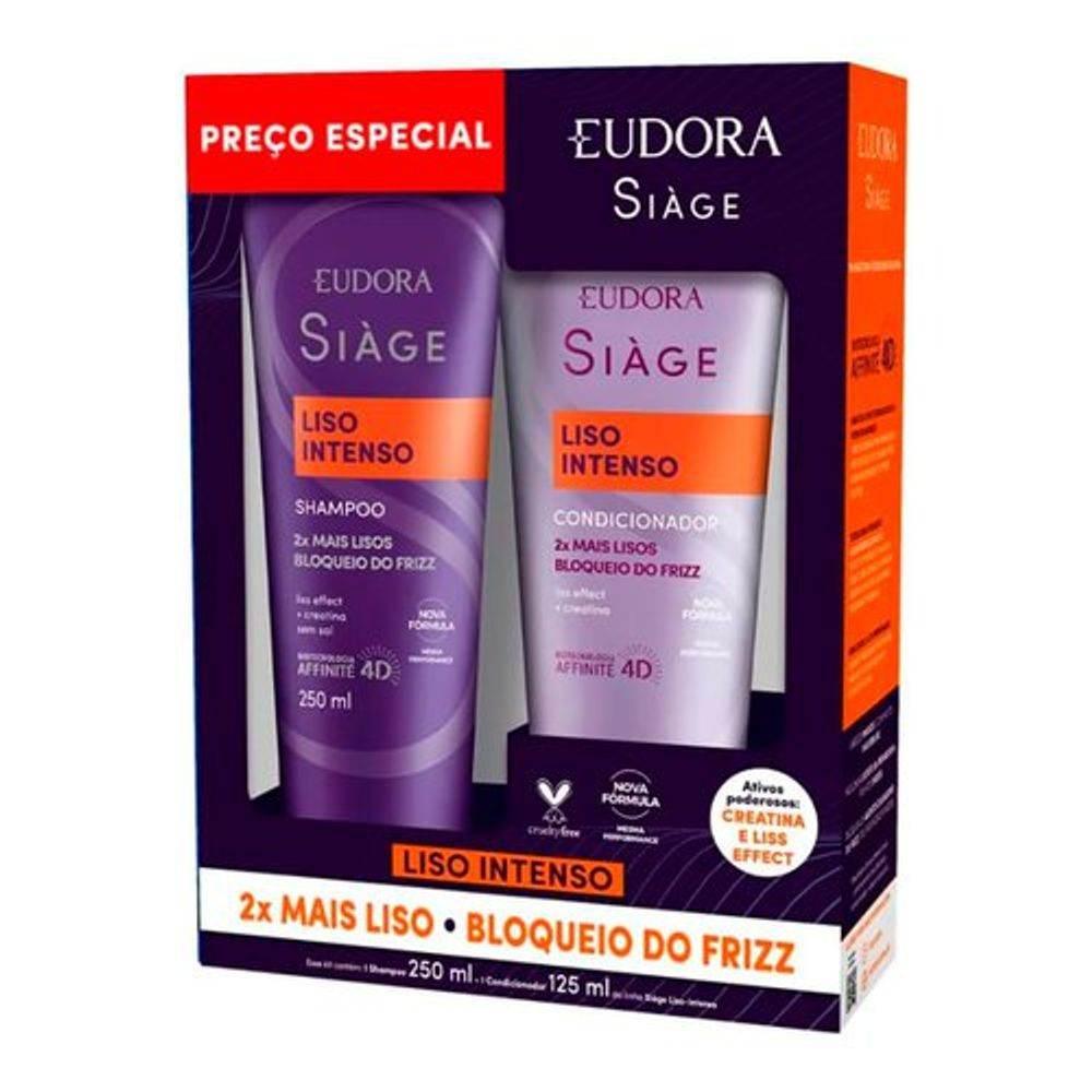 Eudora Siage Kit Liso Intenso - 250G Eudora - Drogaria Poupa Centro
