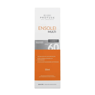Ensolei Multi FPS 60 Sem Cor 50 ml Profuse VALIDADE 09/26