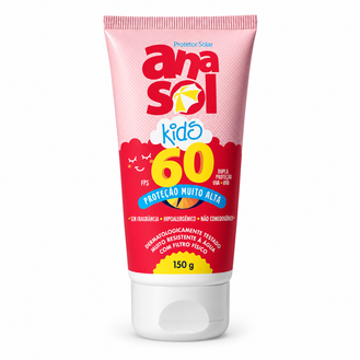 Protetor Solar Corporal Anasol Kids FPS 60 Com 150g VALIDADE 30/11/2026