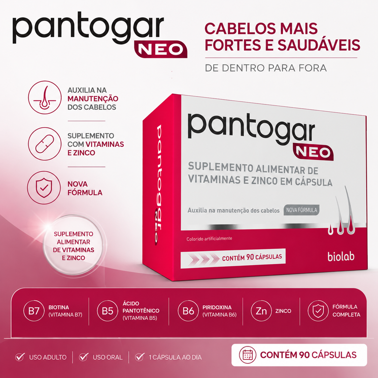 Pantogar Neo Com 90 Cápsulas