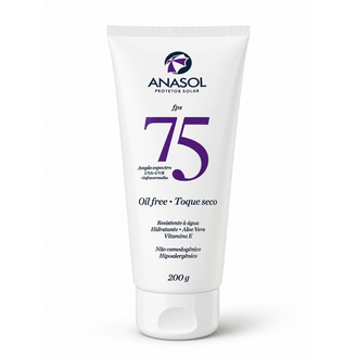 Protetor Solar FPS 75 Toque Seco Anasol 120g