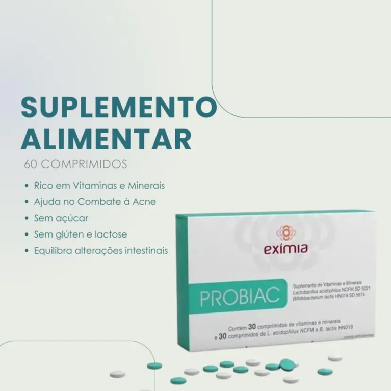 Exímia Probiac FQM Melora 60 Cápsulas