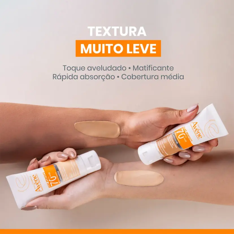 Protetor Solar Avène Mat Perfect FPS 70 Fluido Clareador 40g