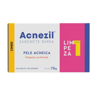 Sabonete Em Barra Acnezil Pele Acneica 70g