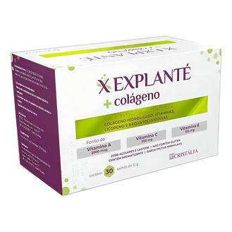 Explanté Colágeno 30 Sachês Sabor Frutas Vermelhas