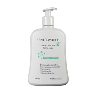 Hidratante Corporal e Facial Dermovance S Pele Seca e Sensível 500ml