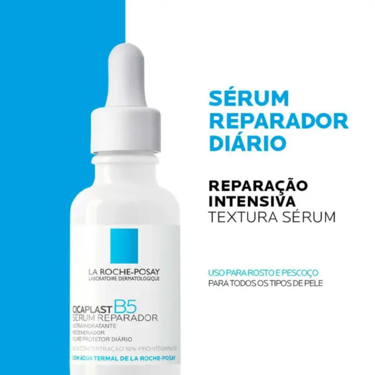 Cicaplast B5 Sérum Reparador Facial La Roche-Posay 30ml VALIDADE 09/26
