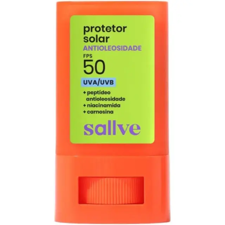 Protetor Solar Facial Sallve Bastão FPS 50 15g