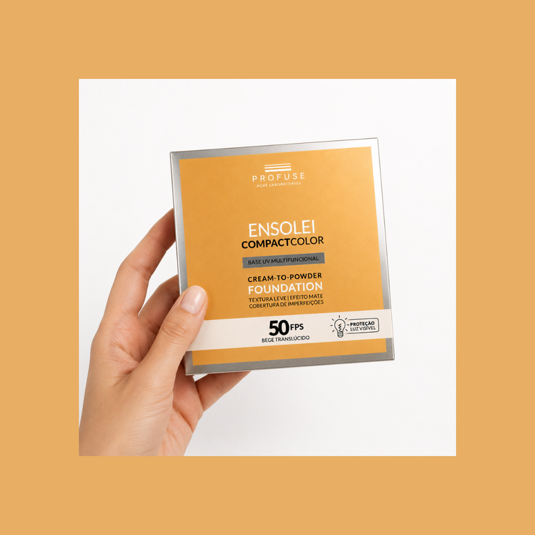 Protetor Solar Facial Pó Profuse Ensolei FPS 50 Com 10g