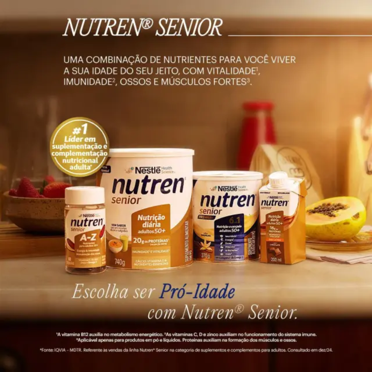 Nutren Senior Sem Sabor 740g Nestlé