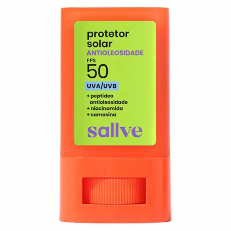Protetor Solar Facial Sallve Bastão FPS 50 15g