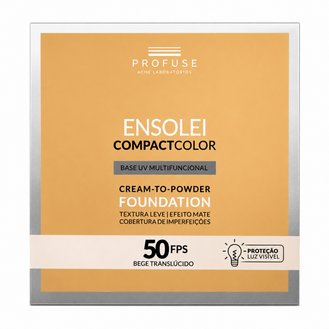 Protetor Solar Facial Pó Profuse Ensolei FPS 50 Com 10g