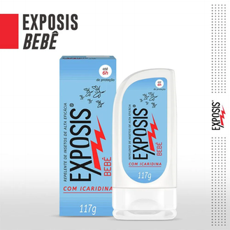 Repelente Exposis Bebê em Gel Icaridina 117ml
