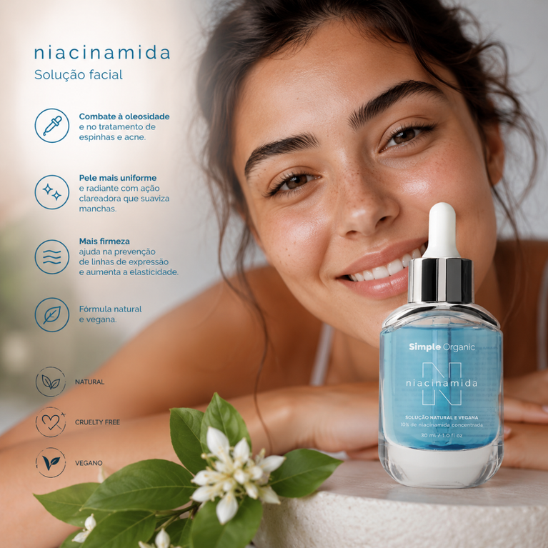 Sérum Simple Organic Solução Niacinamida 30ml