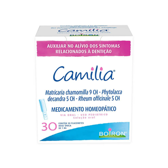 Camilia Solução Oral 30 flaconetes de 1ml VALIDADE 09/26