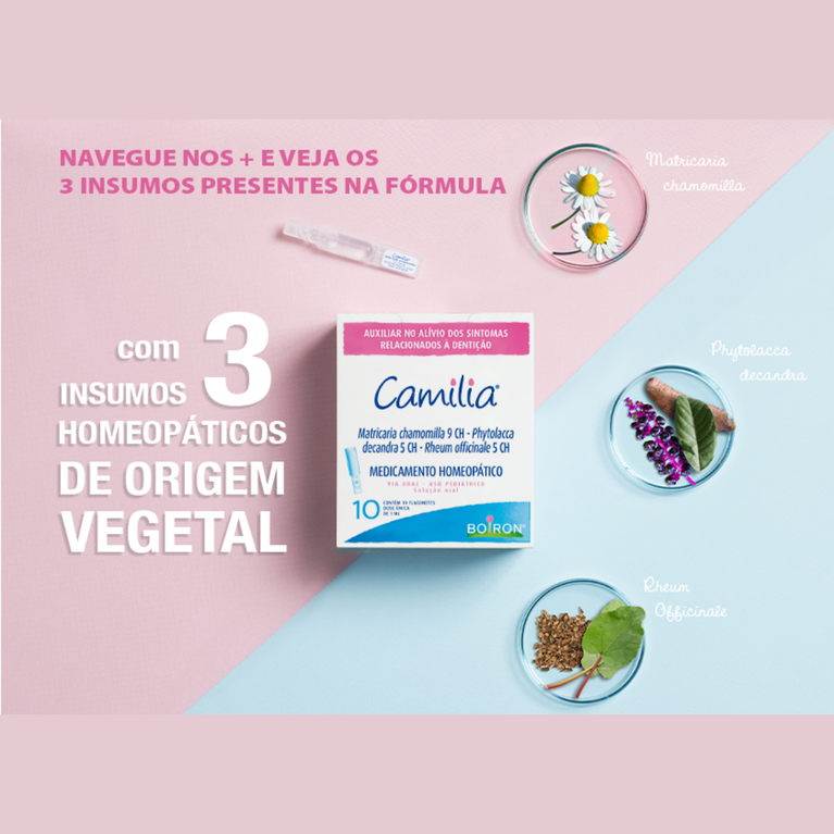 Camilia Solução Oral 30 flaconetes de 1ml VALIDADE 09/26