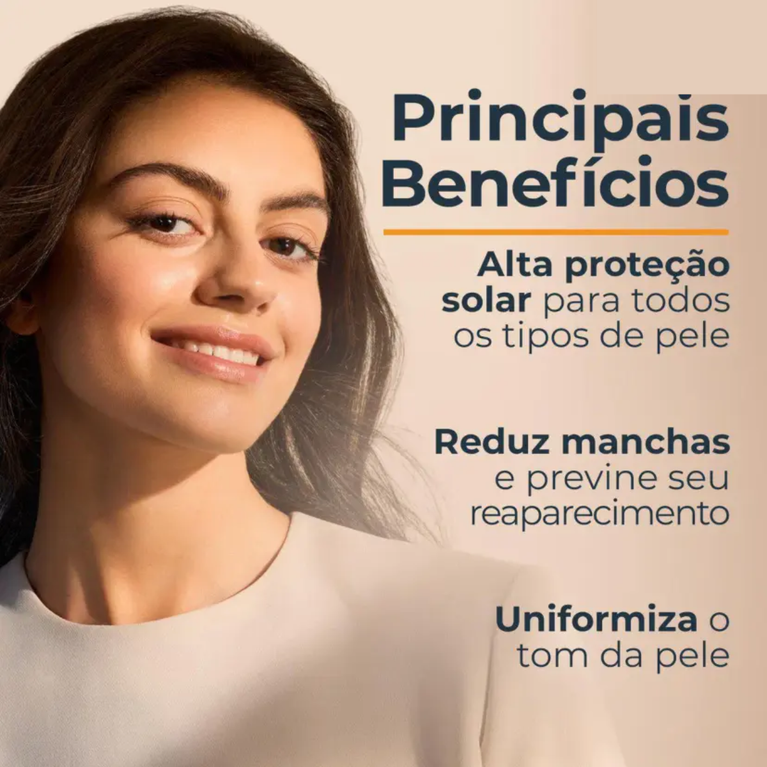 Protetor Solar Eucerin Pigment Control Tinted FPS 70 Médio 50g