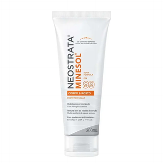 Neostrata Minesol Corpo e Rosto FPS 99 Protetor Solar Fluido 200ml