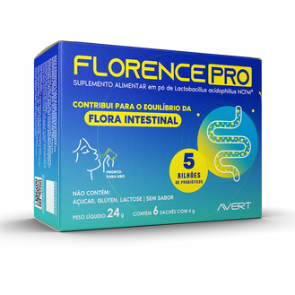 Suplemento Alimentar Florence Pro 6 Sachês de 4g cada