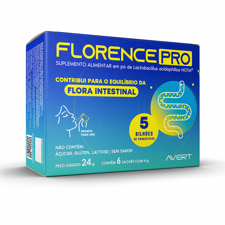 Suplemento Alimentar Florence Pro 6 Sachês de 4g cada