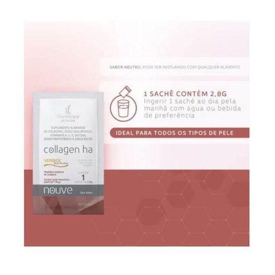 Suplemento Alimentar Nouve Collagen Ha 30 Unidades - Drogaria Poupa Centro