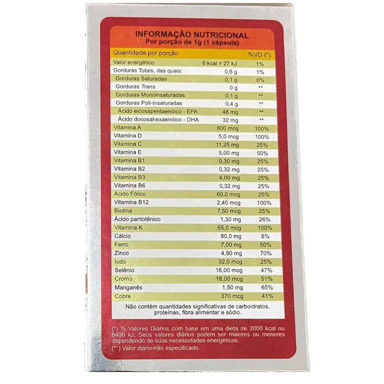 Vitacon Phytus Ômega 3 60 Cápsulas Gelatinosas