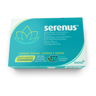 Serenus com 20 comprimidos