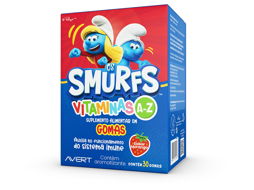 Suplemento Vitamínico Infantil Os Smurfs