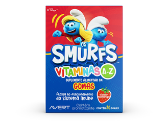 Suplemento Vitamínico Infantil Os Smurfs A-Z 30 Gomas