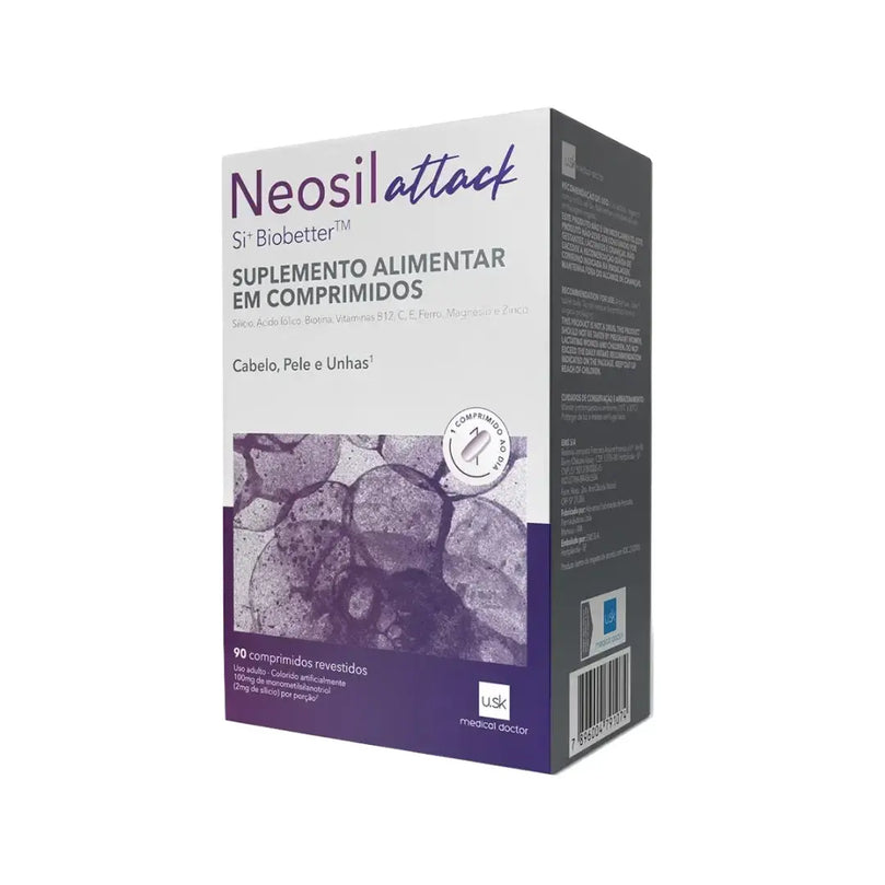 Suplemento alimentar em comprimidos.
