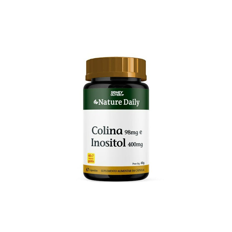 Colina 98Mg + Inositol 400Mg Nature Daily 60 Cápsulas