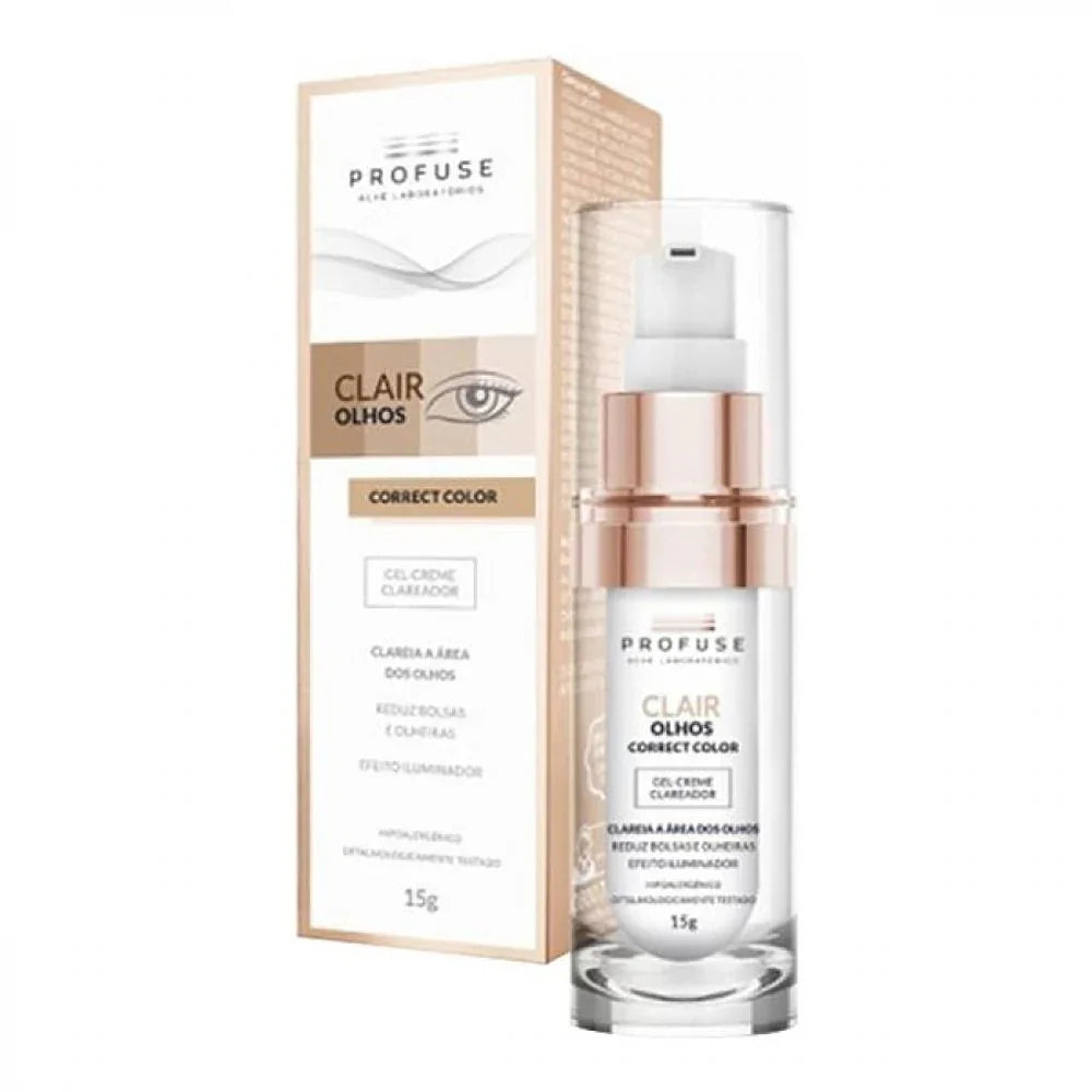 Gel Clareador Profuse Clair Olhos Correct Color - 15g - Drogaria Poupa Centro