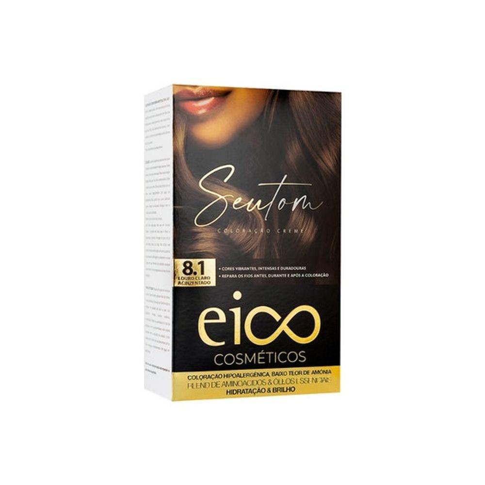 Tintura Eico 8.1 Louro Claro Acinzentado - Eico - Drogaria Poupa Centro