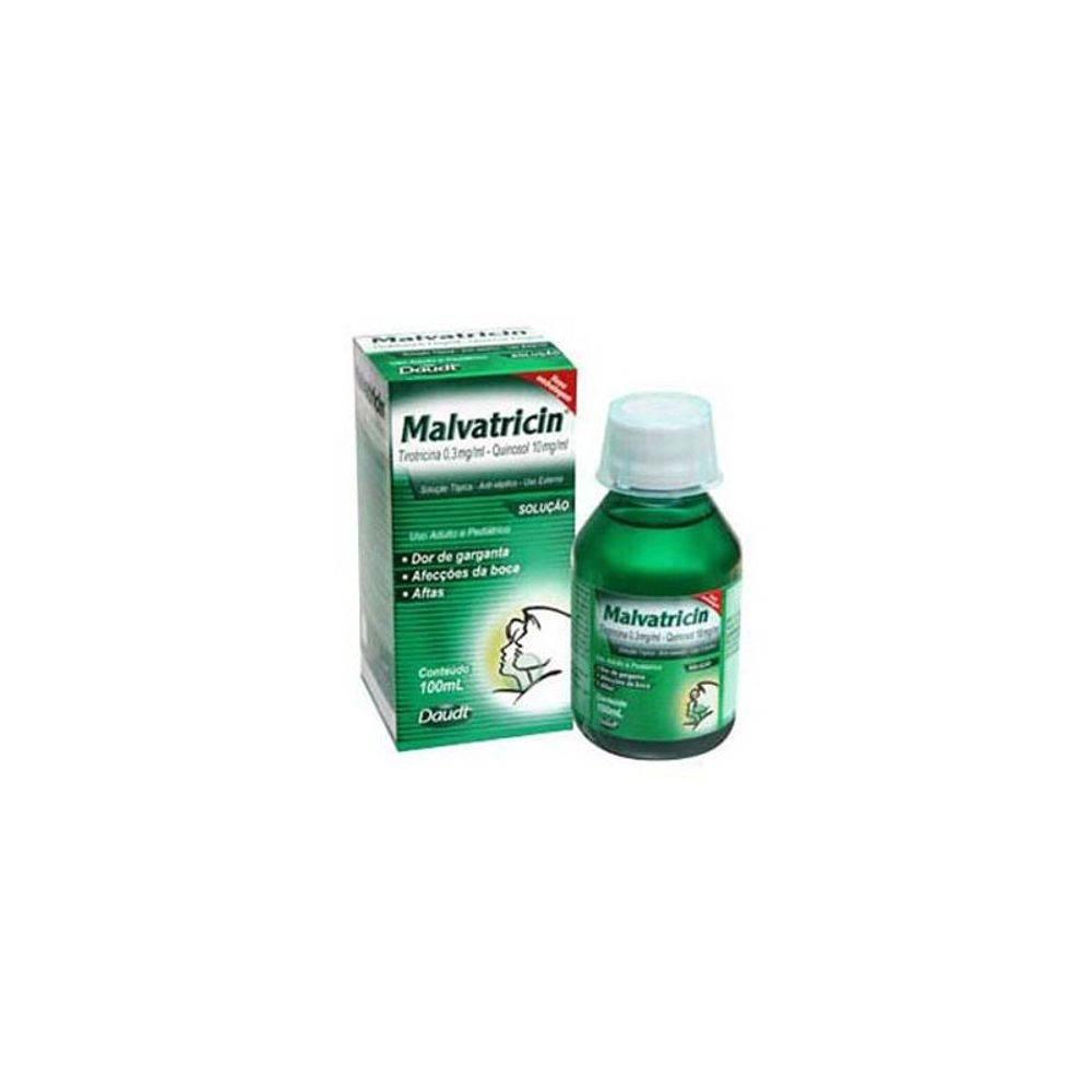 Solução Tópica Malvatricin -100Ml - Drogaria Poupa Centro
