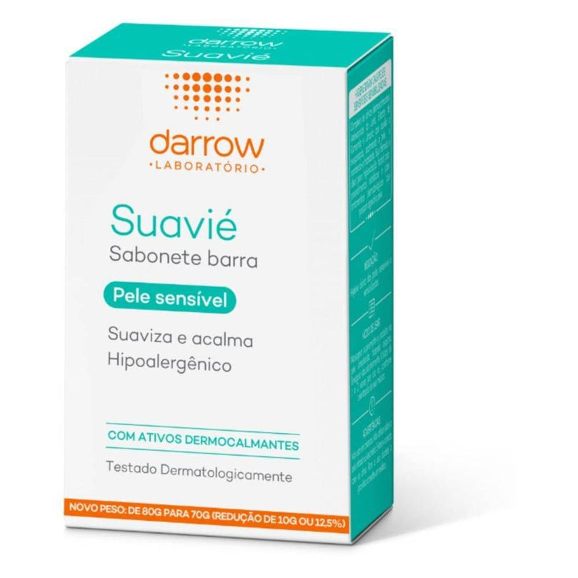 Sabonete Facial em Barra Suavié para Peles Sensíveis -70G - Drogaria Poupa Centro